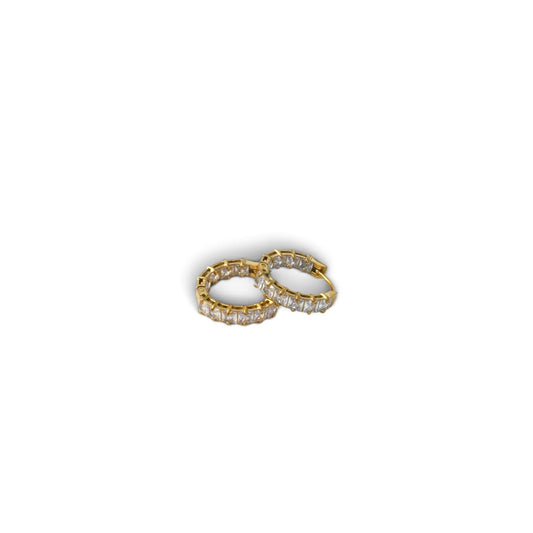 Crystal Hoop Earrings