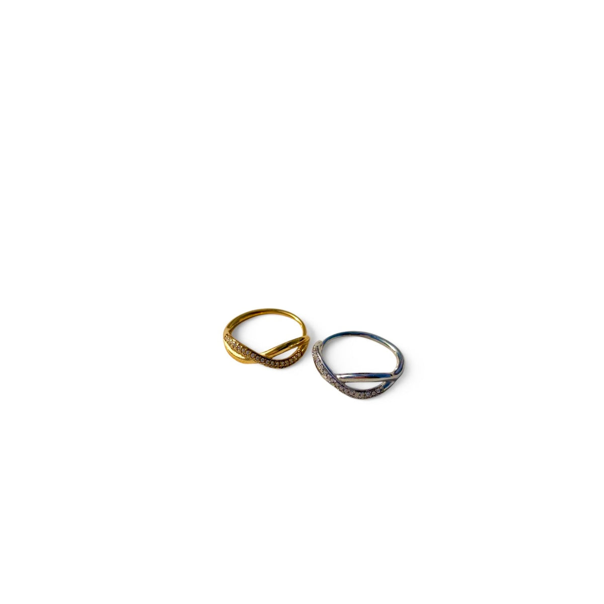 Infinity Pavé Adjustable Ring