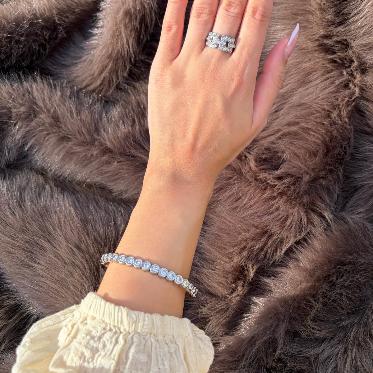 Crystal Tennis Bangle