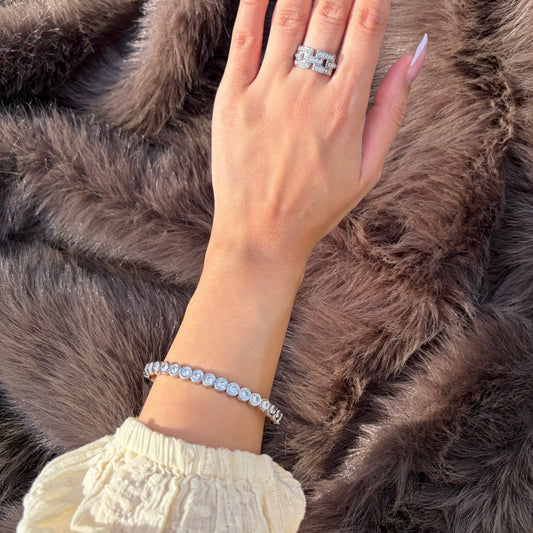 Crystal Tennis Bangle