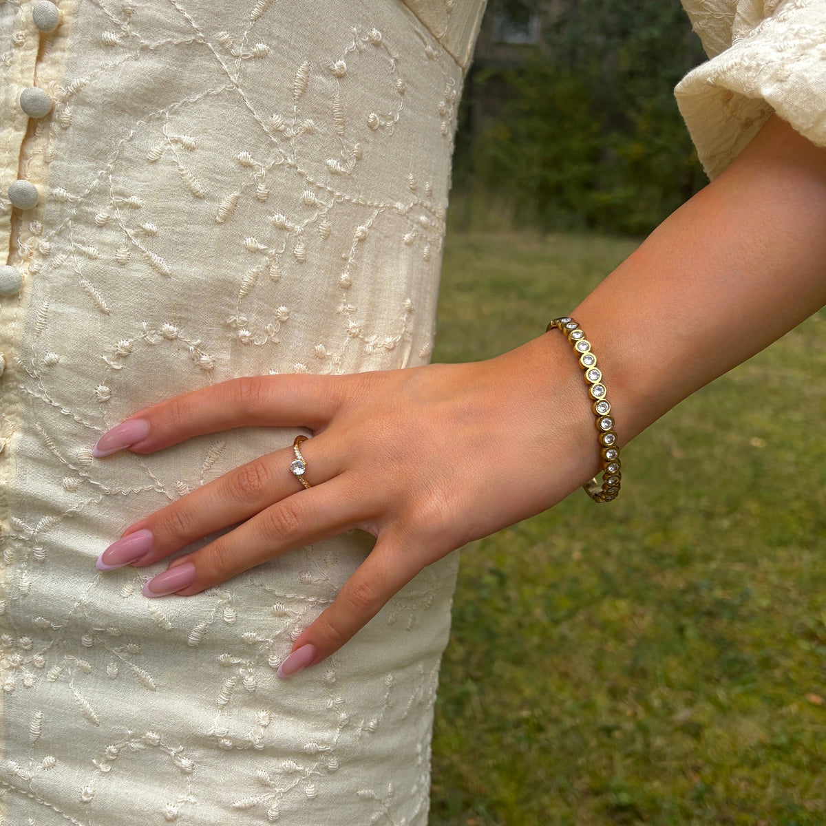 Crystal Tennis Bangle