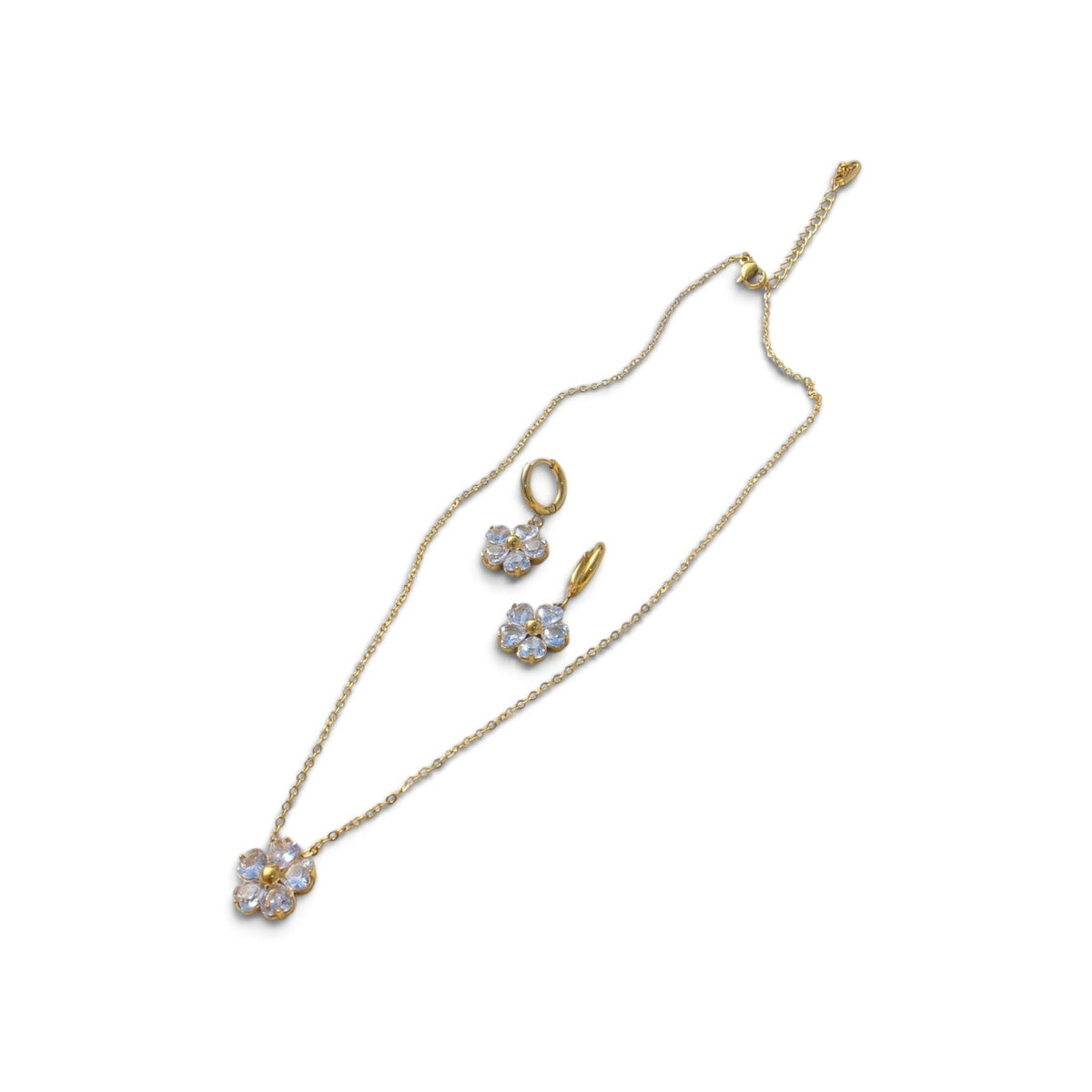 Floral Huggie Earrings