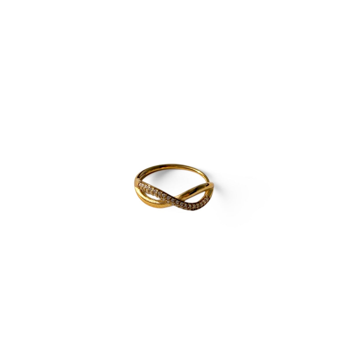 Infinity Pavé Adjustable Ring