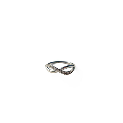 Infinity Pavé Adjustable Ring